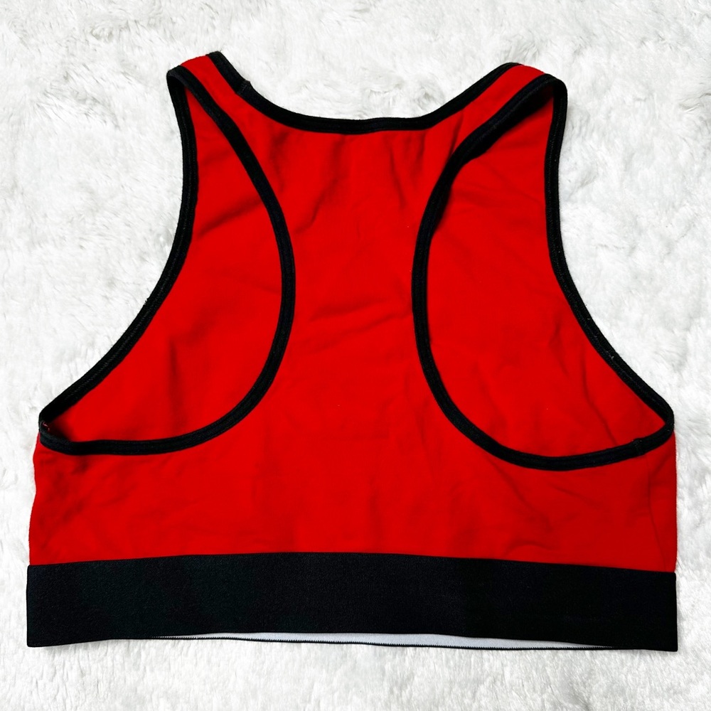 PINK VS Pink Nation Logo Crop Tank Top Red Black Women’s Sz S (AA-C) - Picture 2 of 7